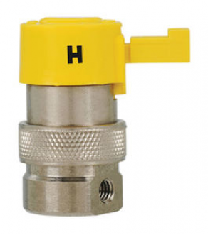 2-way solenoid valve / in-line / nickel-plated brass / high-flow - 24 V, max. 25 psi, 0.25" | ECR-2-24-H