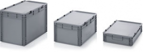Crate with built-in lid - max. 80 x 60 x 43.5 cm | ED series