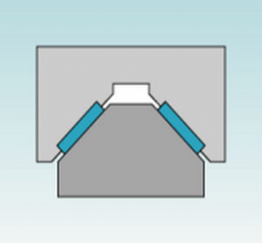 Guide strip - 9 MPa (1300 psi), max. 260 °C | Turcite®-B Slydway®