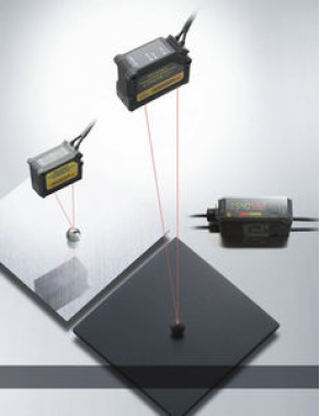 CMOS laser displacement sensor - max. 1 m | GV series