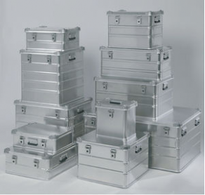 Crate with aluminum frame / storage / for transportation / with lid - max. 1 650 x 750 x 670 mm | KA 74 series
