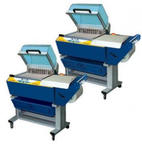 Bell type packaging machine / with heat shrink film / semi-automatic - 320 x 460 x 200 mm, 4 - 6 p/min | Dibipack 3246 EV