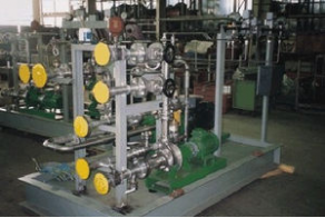 Lubrication system pumping station