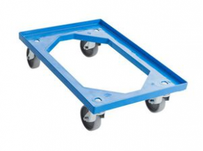 Plastic dolly / for containers - 600 x 400 mm | 6410 series