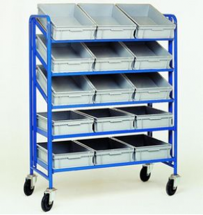 Container cart - max. 1 760 x 1 415 x 670 mm, max. 200 kg 