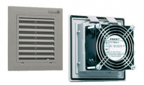 Cooling fan / filter / for enclosures - 25 - 600 m³/h