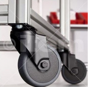 Swivel caster / zinc-plated steel - 0.0.633.43