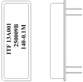 Surface acoustic wave (SAW) filter - 140 MHz | 2xxxxxB series  