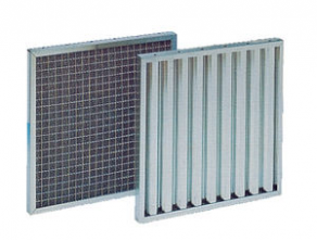 Panel filter / air / metallic