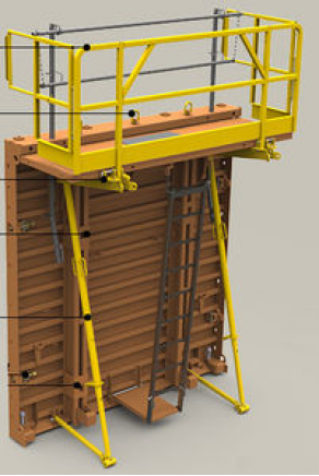 Wall formwork - 2.8 m, 15 t/m² | BHP