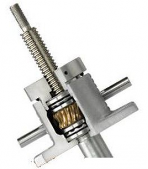 Worm gear screw jack / translating screw - max. 1 000 lbs | WJ1000