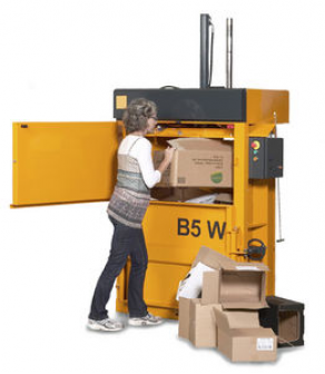 Vertical baling press / single-chamber / for paper / for cardboard boxes - 110 V / 220 V | B5 W