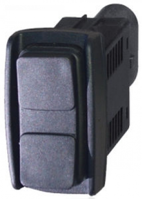 Rocker switch / miniature / round - max. 48 V, max. 0.5 A | 145DW40A, 145DW41A series