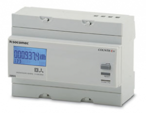 Three-phase electric energy counter / DIN rail - max. 100 A, RS485 MODBUS | COUNTIS E3x series 