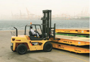 Sit-on forklift / diesel engine / heavy-duty / for harsh environment - 8 000 - 16 000 kg | DP80-160N