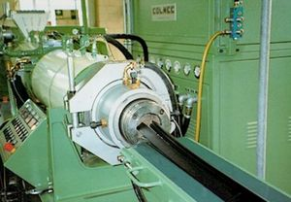 Rubber profile extrusion line
