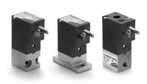 Poppet solenoid valve / 2/2-way / direct-operated / brass - ø 0.8 - 2.5 mm, 25 - 125 Nl/min | PD series