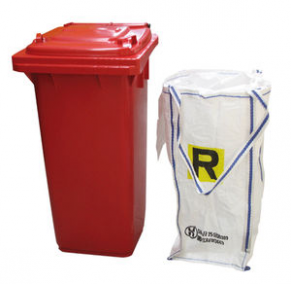 Hazardous waste big bag - max. 100 kg, 350 x 350 x 750 mm