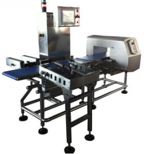 Checkweigher with metal detector - max. 300 p/min