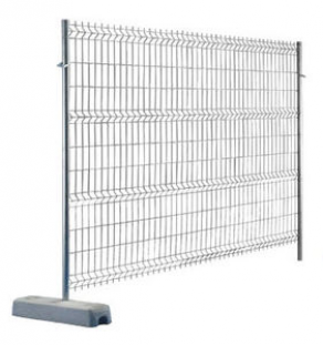 Welded panel fence