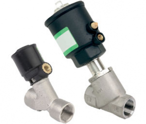 Pressure vacuum-piloted valve / stainless steel / threaded / angle seat - 1/2 - 2 1/2, max. 16 bar, -10 °C ... +180 °C | E290 series