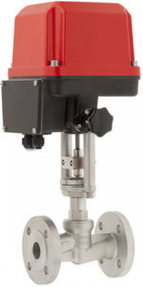 Motorized valve / flange / seat - DN 15 - 50, PN 40 | Type 7332
