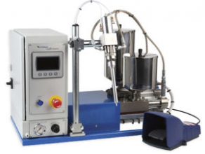 Resin mixer-dispenser / with piston pump - LC120FR series 