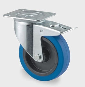 Non-marking caster / wheel and tread / polyamide - 3477UFR100P62