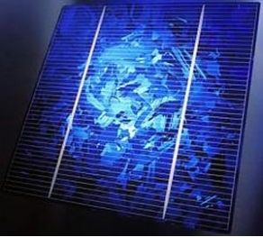 Polycrystalline photovoltaic solar cell - 125 x 125 mm