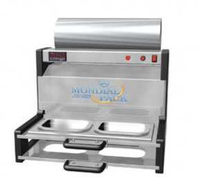 Manual tray sealer - 1 200 W, 510 x 490 x 600 mm | SF 550