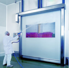 Roll-up door / high-speed / for the food industry - 3 500 x 3 750 mm | EFA-SRT®-EC