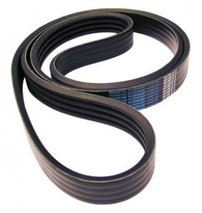 Trapezoidal transmission belt / wrapped / banded