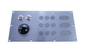 Keyboard with trackball / custom / industrial - C-RCU-192