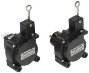 Cable position sensor / potentiometer / compact / with analog output - 50 - 1 250 mm | LX series 