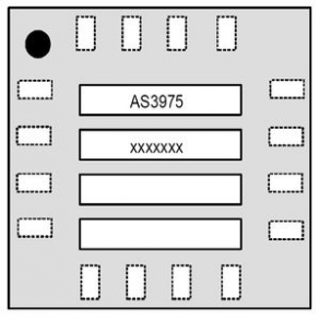 ASK integrated circuit receiver / FSK - AS3977   