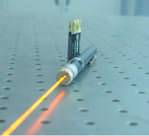 Yellow laser pointer - 593.5nm, 0.6-2mW,ISO, FDA, RoHS, JQA | GLP-593.5