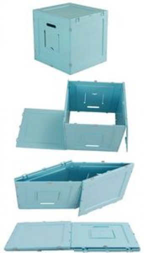 Folding container / plastic