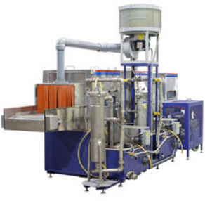 Aqueous washing machine / spray / conveyor