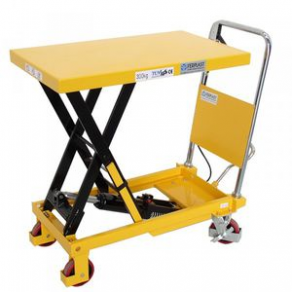Hydraulic lift table / mobile / steel - 150 - 800 kg, max. 1000 x 510 mm | SPA series