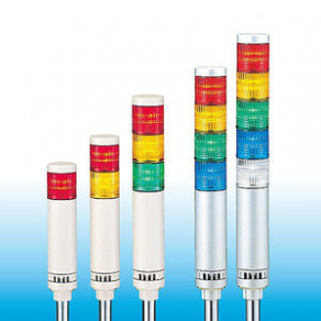 LED stack light / with loudspeaker - ø 40 mm, 85 dB | LCE series