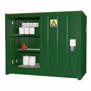 Security storage container for hazardous products - 3 000 x 1 500 x 2 450 mm | CHEMSTOR® CS3