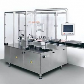 Linear labeler / automatic / self-adhesive / for the pharmaceutical industry - max. 48 000 p/h