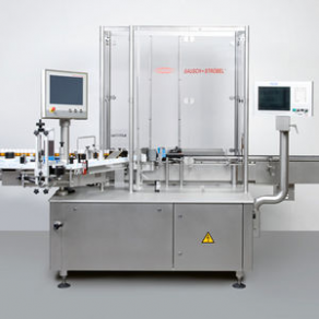 Automatic labeler / for cylindrical products / self-adhesive - max. 48 000 p/h