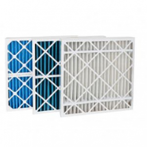 Panel filter / air / for gas turbines / pleated