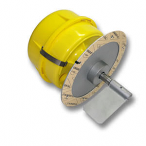 Rotary paddle level switch / stainless steel / flange-mounted / weather-resistant - 24 - 240 V, 103 mm 
