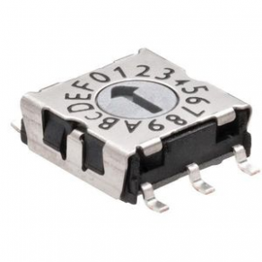 Rotary switch / coded - 2.5 x 7 x 7 mm | P25SMT