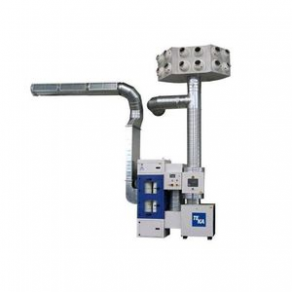 Centralized fume extraction system with auto cleaning filter - BlowTec