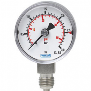 Pressure gauge / Bourdon tube / stainless steel - Type 131.11