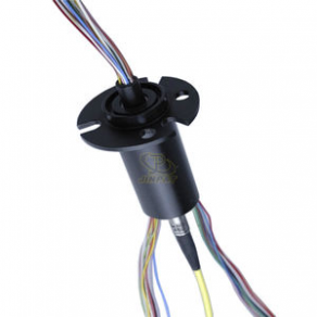Fiber optic rotary union / slip ring assembly - 850 - 1 550 nm, 1 A, 240 rpm | LPFO-1F2401
