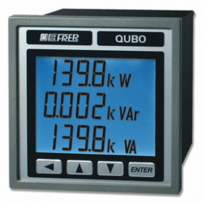 Power quality analyzer / three-phase power / AC energy network - 100 - 400 V, 1 - 5 A | QUBO H